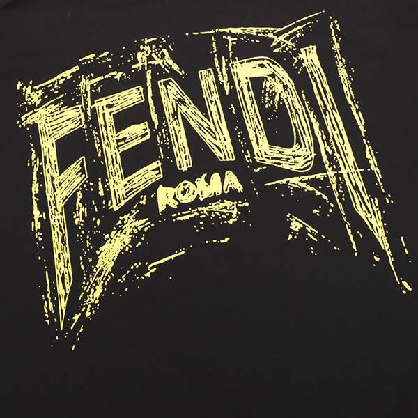 激安価格！フェンディ 偽物 ロゴ プリント コットン T シャツ fep44337